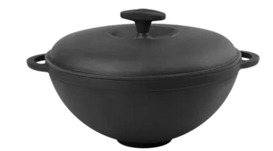 Котел чугунный азиатский WOK с крышкой 8л СИТОН 0324 фото