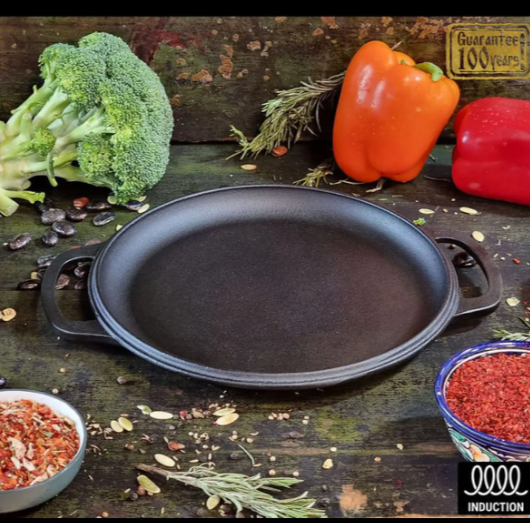 Котелок 5л, &Oslash;26см, вес 4,92 кг, чугунный с крышкой-сковородкой (Т403СР) 0361001 фото