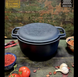 Котелок 5л, &Oslash;26см, вес 4,92 кг, чугунный с крышкой-сковородкой (Т403СР) 0361001 фото 1