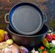 Котел узбекский WOK 18л с крышкой-сковородой ГРИЛЬ (V18CPGr) 0342 фото 1