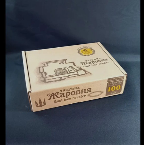 Жаровня &Oslash;28см, глубина 6см, вес 4,2кг, чугунная со стеклянной крышкой (Т104С3) 0405 фото