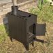 Піч-буржуйка 4мм з радіатором і варильною поверхнею 5мм 10011 фото 2